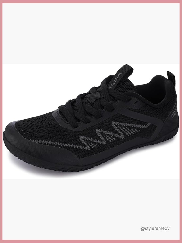Barefoot Sneakers With Wide Toe Box Zero Drop Sole